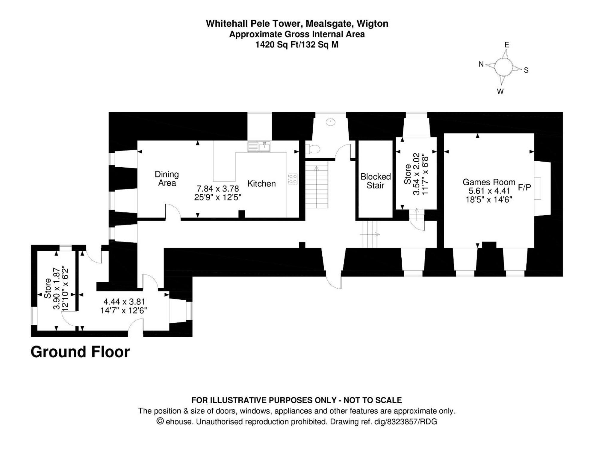 Whitehall Pele Tower Mealsgate Екстериор снимка